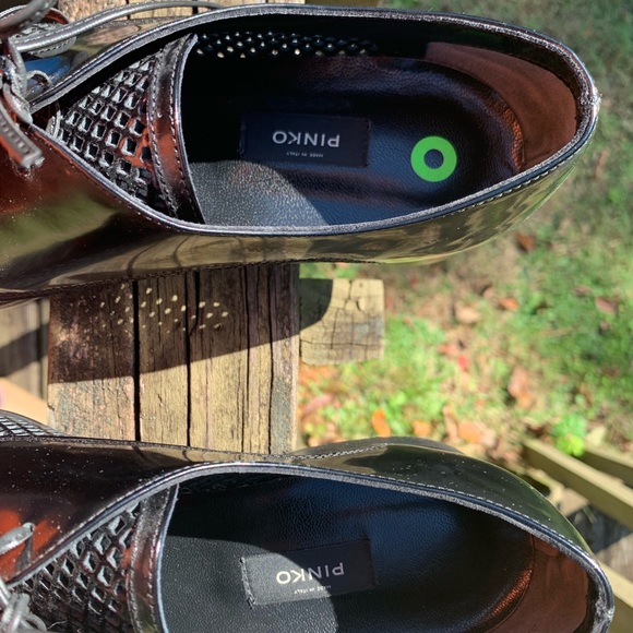 NWOT Pinko Patent Leather Italian Shoes - Picture 5 of 9